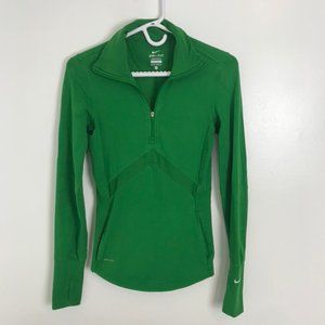 Nike Dri-Fit Long-Sleeved Zip-Up Top